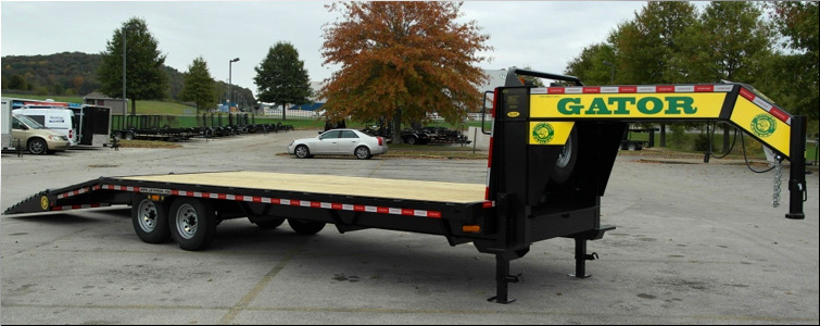 Gooseneck flat bed trailer for sale14k  Burke County,  North Carolina